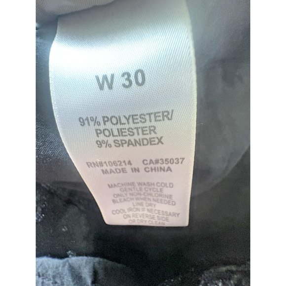 Joe's Womens Velvet Pants Jeans W30 Black Stretch The Charlie High Rise Skinny - Picture 5 of 5